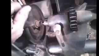 Antique Sewing Machine Handwheel Refinishing [upl. by Herzen]