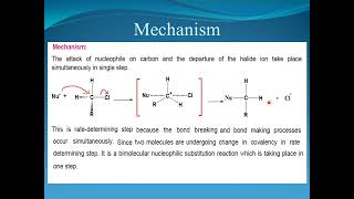 Nucleophilic substitution reactions part 2 SN2 reactions with mechanism [upl. by Arayk]