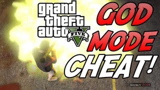 GTA 5 GOD MODE Cheat Code TUTORIAL GTA V Gamplay [upl. by Dustin812]