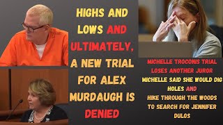 Michelle Troconis Trial Day 12 Another Juror Dismissed  Alex Murdaugh Denied a New Trial [upl. by Codie989]