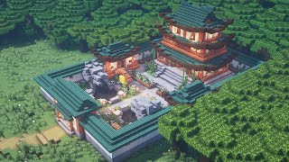 Minecraft  Japanese Pagoda Timelapse [upl. by Esinert]