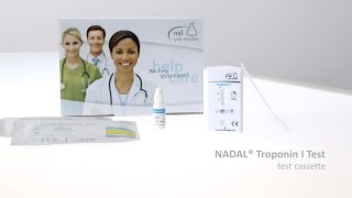 NADAL® Troponin I Test  Troponin I rapid test [upl. by Demetre858]