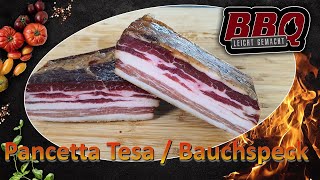 Pancetta Tesa  Bauchspeck selber machen [upl. by Leesen]