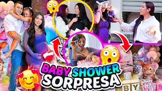 🎁🧸ME HICIERON UN BABY SHOWER SORPRESA 🥹🎉  Sofi Muñoz 🤰🏻✨ [upl. by Turro]