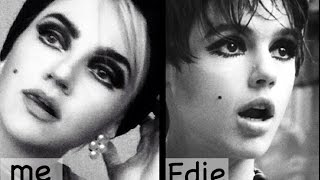 Edie Sedgwick Makeup Transformation [upl. by Cherin]