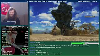 Final Fantasy XII The Zodiac Age Platinum Trophy Speedrun 83017 WR [upl. by Shenan]