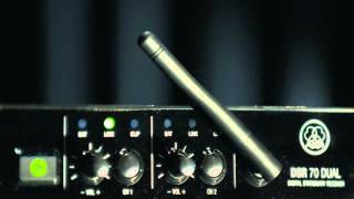 AKG DMS70 Digital Wireless Microphone System  Stage performance [upl. by Etnovad]