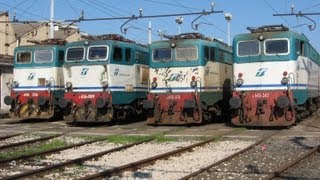 Linee Ferroviarie Dal Deposito Locomotive di Messina allimbocco della Galleria dei Peloritani [upl. by Bond]