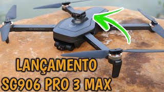 SG906 PRO 3 MAX LANÇAMENTO TODAS FUNCIONALIDADES DRONE CSENSOR ANTI COLISÃO BOM E BARATO INICIANTES [upl. by Lahcim]