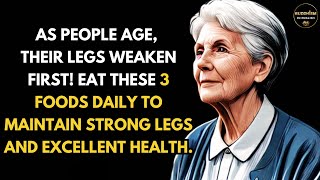 WARNING Your Legs Fade First Seniors MUST Eat These 3 Foods to Keep Them Strong and Healthy [upl. by Alehs903]