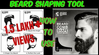 The Beard Shaping Tool Howto Use  How To Shave Beard shorts ytshorts viral [upl. by Carny186]