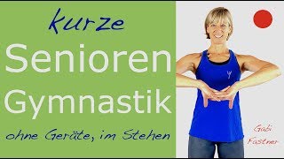 🍏17 min SeniorenGymnastik im Stehen für Zwischendurch  ohne Geräte im Stand [upl. by Oflodor]