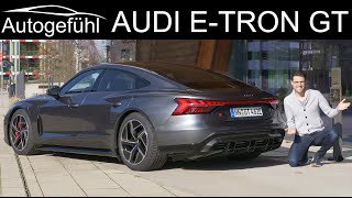 Driving the Audi etron GT  FULL REVIEW of Audi’s EV supercar [upl. by Ecidna]