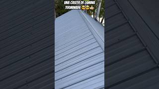 Asi se mira la casita de lamina roofing roof construction roofingworld roofingcompany [upl. by Ainavi]