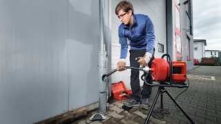 Explained RODRUM VarioClean the new ROTHENBERGER cordless pipe cleaning machine [upl. by Homerus102]