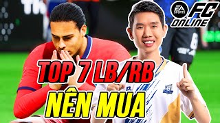 THÀNH HOÀ  TOP 7 LBRB HẬU VỆ CÁNH NÊN MUA HIỆN TẠI  FC ONLINE [upl. by Kcyred]