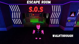 Roblox ESCAPE ROOM SOS Save Our Souls Walkthrough  Danieldenipol [upl. by Anawak489]