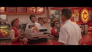 Falling down fast food restaurant scene [upl. by Neeneg494]