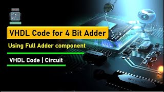 VHDL Code for 4 Bit Adder using 1 bit full adder component [upl. by Old816]