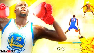 Draymond Green  Black Air Forces Is A MENACE in NBA2k24 [upl. by Nossah]