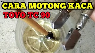 alat pemotong kaca  glass cutter toyo tc 90 japan [upl. by Scheider]