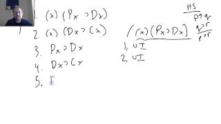 82 Predicate Logic Using the Rules of Inference [upl. by Euqinehs]