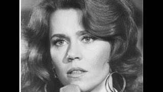 Jane Fonda speaking at a rally against the war in Vietnam 5151972 [upl. by Nirtiak]