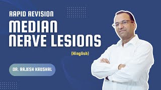 Median Nerve Lesions Hinglish │ Dr Rajesh Kaushal │818 [upl. by Gahl]