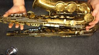 Repairmans Overview King Zephyr Special Saxophone [upl. by Jade]