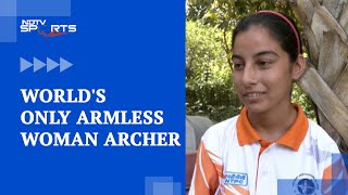 Sheetal Devi  Worlds Only Armless Woman Archer Seeking Paralympics Spot [upl. by Carolyne847]