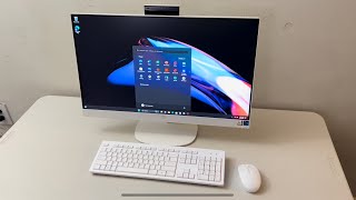 Unboxing HP 27quot AllinOne Touchscreen Desktop  13th Gen Intel Core i71355U  1080p  Windows 11 [upl. by Jojo]