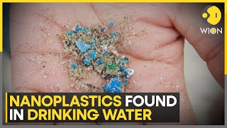 Nanoplastics found in bottled drinking water 240000 plastic bits in 1 litre water says study [upl. by Ellenad204]