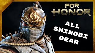 All Shinobi Gear Remastered  For Honor [upl. by Monda]