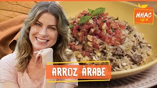 Arroz árabe com carne moída aprenda a fazer prato típico libanês  Rita Lobo  Cozinha Prática [upl. by Lanna]