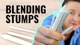 How To Use A Blending Stump Properly And How To Clean Them [upl. by Nazarius439]