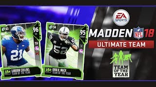 MUT 15 quotTeam of the Year Pack Openingquot Best Packs Madden 15 Ultimate Team ToTY [upl. by Amaras505]