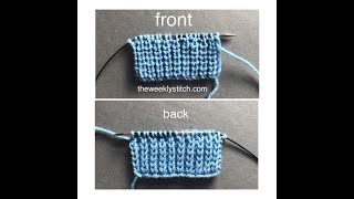 Half Brioche Stitch [upl. by Brion]