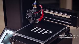 Monoprice Select Mini 3D Printer v2  Unboxing Setup and HowTo First 3D Print [upl. by Meredithe]