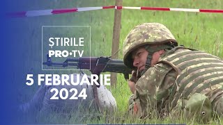 Știrile PRO TV  5 Februarie 2024 [upl. by Bigod]