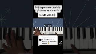 🎶🎼Espíritu de Dios llena mi mi vida 🎼🎶 MELODÍA 🎹🎶 [upl. by Golightly921]