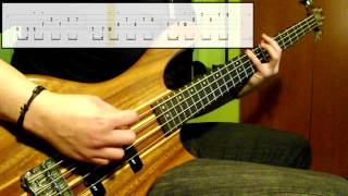 Electric Light Orchestra  Last Train To London Bass Cover Play Along Tabs In Video [upl. by Andreana]