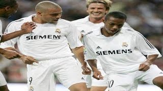 Ronaldo  Robinho And Julio Baptista Dancing [upl. by Ravel]