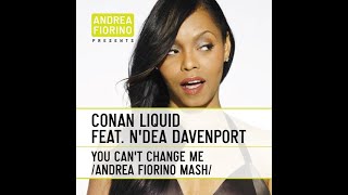 Conan Liquid feat NDea Davenport  You Cant Change Me Andrea Fiorino Mash  FREE DL [upl. by Milburt]