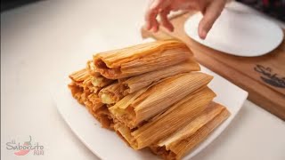 😀 3 DIFERENTES SABORES DE TAMALES MEXICANOS EN UNA SOLA RECETA MUY FACIL😋☺️ [upl. by Mcgaw]