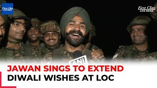 Indian Army Soldiers Celebrate Diwali with Songs and Dance At LOC  IndianArmy [upl. by Mahla]