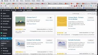 Contact Form 7 WordPress Tutorial DEUTSCHGERMAN [upl. by Anibur976]