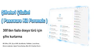 Şifreleri Çözün  Passware Kit Forensic [upl. by Niassuh]