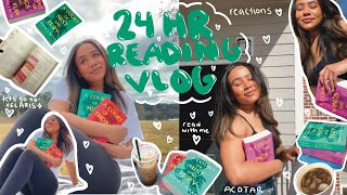 24 hr reading vlog 📖4 booksrereading acotar series fttears giggling yelling at tamlin amp chaos🤍 [upl. by Amelina]