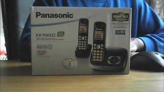 Panasonic KXTG6522 Unboxing [upl. by Raffin]