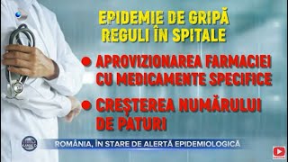 Stirile Kanal D  Romania in stare de alerta epidemiologica  Editie de seara [upl. by Dibbell]